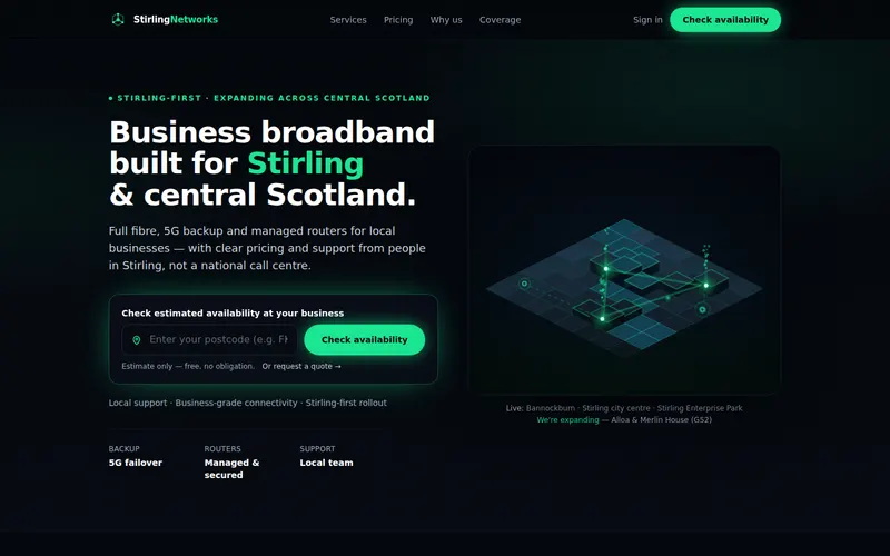 Stirling Networks homepage
